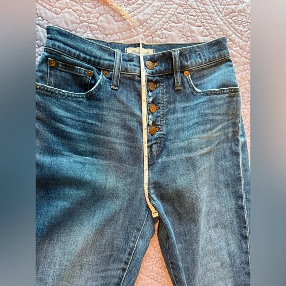 Madewell High Rise Blue Jeans - Picture 13 of 16